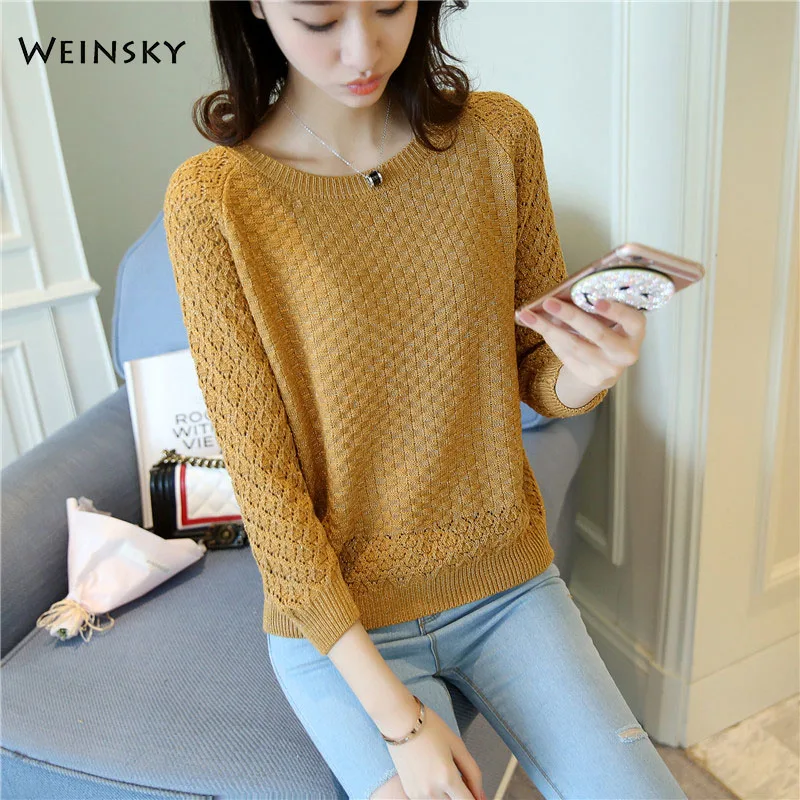 Casual Style Women Thin Knitted Sweater And Pullovers Full Sleeve Ladies Fashion Sweaters Female Autumn 2019
Casual Style Women Thin Knitted Sweater And Pullovers Full Sleeve Ladies Fashion Sweaters Female Autumn 2019