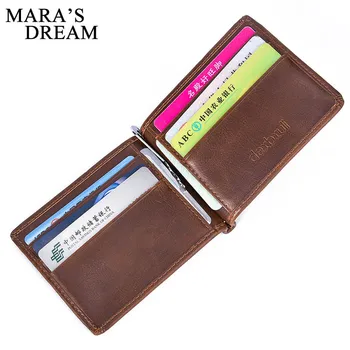 Mara's Dream Vintage Leather Solid Color Small Wallet Coin Pocket Purse Card Holder Men Wallet Money Cartera Bag Male Clutch Bag
Mara's Dream Vintage Leather Solid Color Small Wallet Coin Pocket Purse Card Holder Men Wallet Money Cartera Bag Male Clutch Bag
