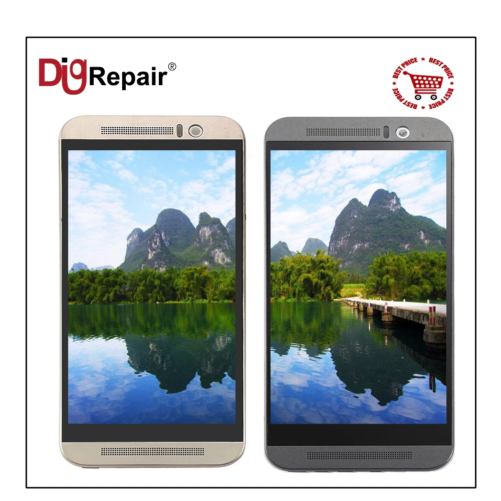 AAA Quality 5.0" inch For HTC ONE M9 LCD Display Touch Screen Digitizer with Bezel Frame Assembly Repair Parts, Free Shipping
AAA Quality 5.0" inch For HTC ONE M9 LCD Display Touch Screen Digitizer with Bezel Frame Assembly Repair Parts, Free Shipping