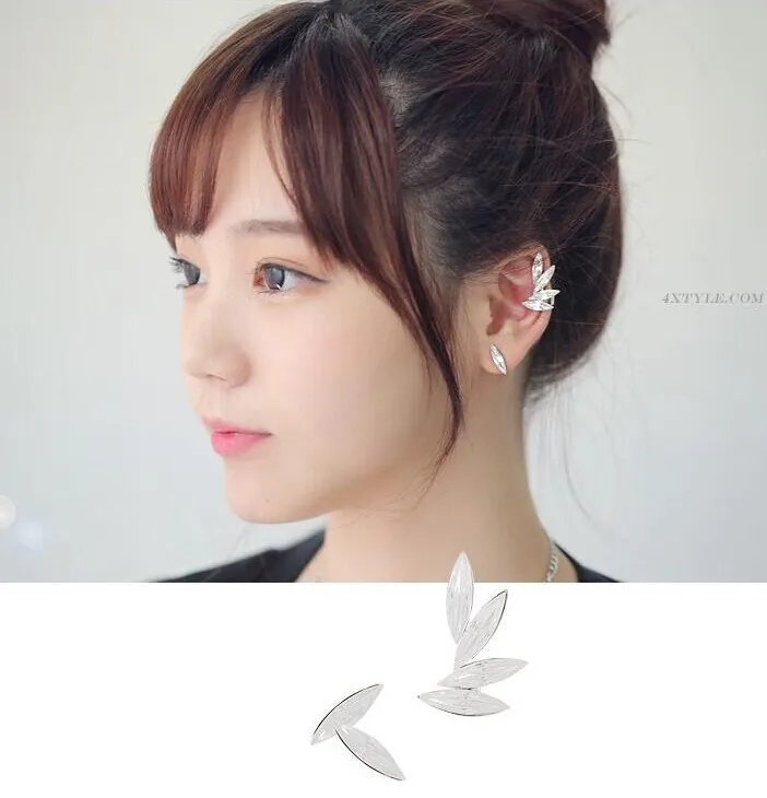 New Hot Fashion Elegant 3pcs/set Wings Leaf Crystal Ear Clip Rhinestone Ear Cuff Women Earrings Jewelry E-179
New Hot Fashion Elegant 3pcs/set Wings Leaf Crystal Ear Clip Rhinestone Ear Cuff Women Earrings Jewelry E-179