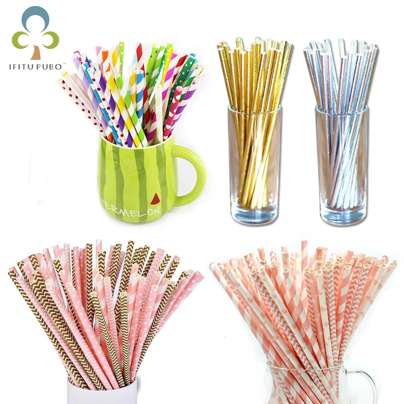 25pcs Pink Golden Paper Straws Design Straws for birthday wedding decorative party event Drinking Straws supplies GYH
25pcs Pink Golden Paper Straws Design Straws for birthday wedding decorative party event Drinking Straws supplies GYH