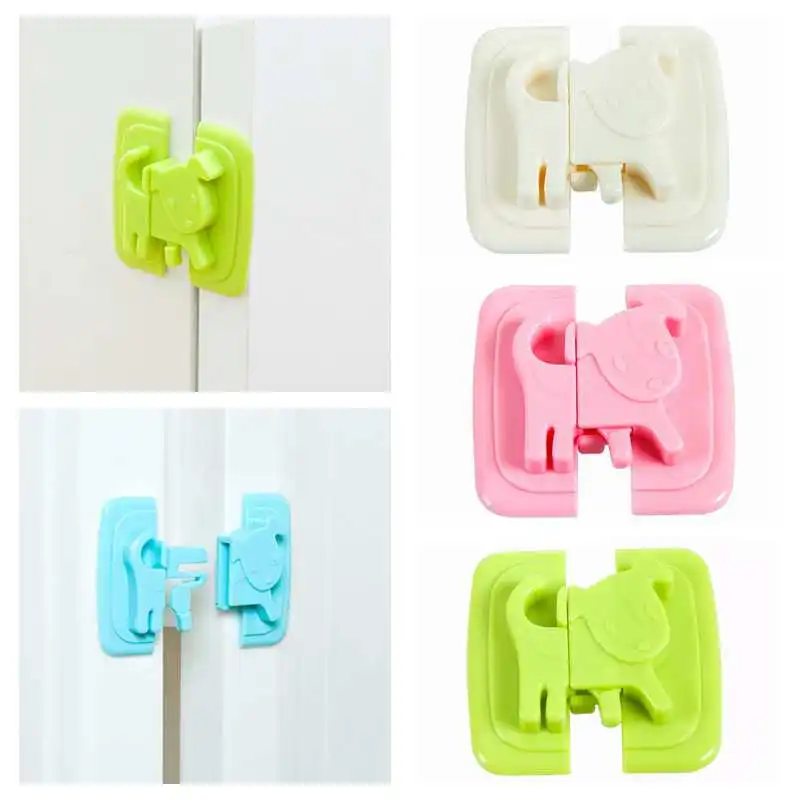 2Pcs Cartoon Dog Shape Children Protection Lock Cabinet Door Drawers Refrigerator Toilet Child Kid Baby Safety Plastic Lock
2Pcs Cartoon Dog Shape Children Protection Lock Cabinet Door Drawers Refrigerator Toilet Child Kid Baby Safety Plastic Lock