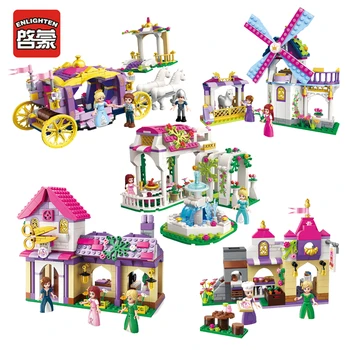 Enlighten Girls Educational Building blocks stacking blocks Toy For Children Gift Boy Windmill carriage Compatible Legoe Friends
Enlighten Girls Educational Building blocks stacking blocks Toy For Children Gift Boy Windmill carriage Compatible Legoe Friends