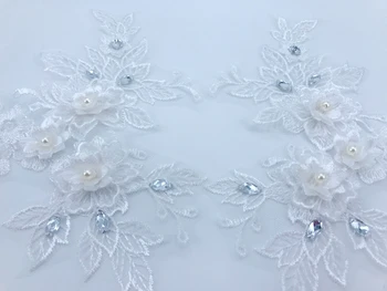 handmade white flower Hot drilling Rhinestone lace embroidery patch applique wedding dress bordados DIY Performance clothing
handmade white flower Hot drilling Rhinestone lace embroidery patch applique wedding dress bordados DIY Performance clothing