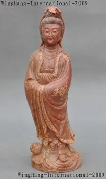 10"Chinese Shoushan Stone pure Hand-Carved Guanyin Kwan-yin Bodhisattva Statue A
10"Chinese Shoushan Stone pure Hand-Carved Guanyin Kwan-yin Bodhisattva Statue A