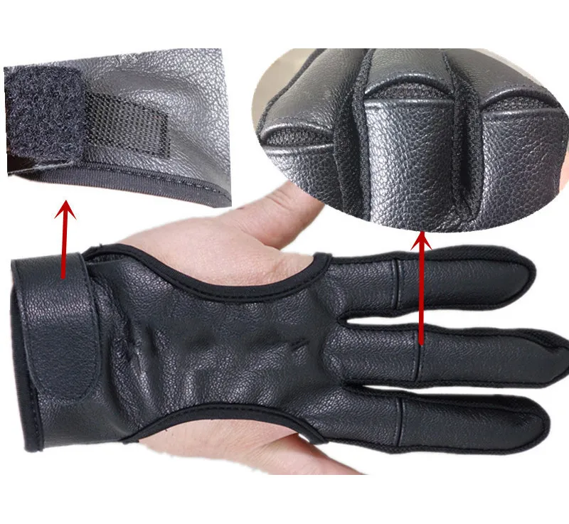 Good quality new 3 Finger Gloves Leather in Black High Elastic Hand Protection Archery Protective Gloves for Hunting Shooting
Good quality new 3 Finger Gloves Leather in Black High Elastic Hand Protection Archery Protective Gloves for Hunting Shooting