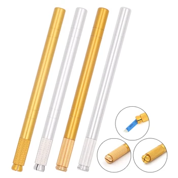 Top selling 4PC Microblading Pen Permanent Stainless Steel Makeup for permanent makeup eyebrow tattoo manual pen +10pcs needle
Top selling 4PC Microblading Pen Permanent Stainless Steel Makeup for permanent makeup eyebrow tattoo manual pen +10pcs needle