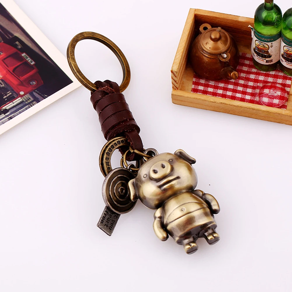 Vintage Faux Leather For Women Circle Ring Cartoon One Size Letter Carved Pig Bear Pendant Charm Car Key Chain Gifts 2 colors
Vintage Faux Leather For Women Circle Ring Cartoon One Size Letter Carved Pig Bear Pendant Charm Car Key Chain Gifts 2 colors