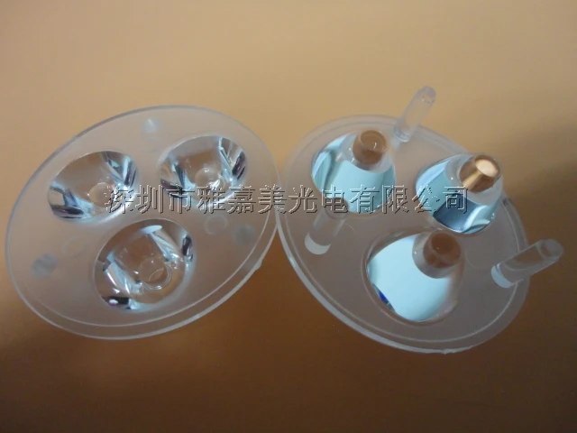 CREE lens, 3 UP 1 LED Diameter 50mm Smooth surface 10 degrees ,15 degrees, 20 degrees led LENS, XPE XPG XPG2 lens
CREE lens, 3 UP 1 LED Diameter 50mm Smooth surface 10 degrees ,15 degrees, 20 degrees led LENS, XPE XPG XPG2 lens