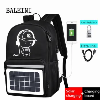 Solar Panel Men Backpack Powered Backpack Usb Charging Anti-Theft Laptop Travel Backpacks for Men Canvas Bagpack Waterproof Bags
Solar Panel Men Backpack Powered Backpack Usb Charging Anti-Theft Laptop Travel Backpacks for Men Canvas Bagpack Waterproof Bags
