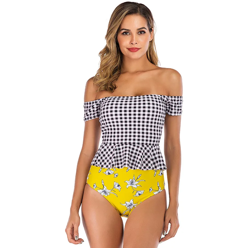 Off Shoulder Tankini Women Push Up Two Piece Suit Plus Size Swimsuit Ruffle Bikini Set Swimwear Bathing Suit Female Beachwear
Off Shoulder Tankini Women Push Up Two Piece Suit Plus Size Swimsuit Ruffle Bikini Set Swimwear Bathing Suit Female Beachwear