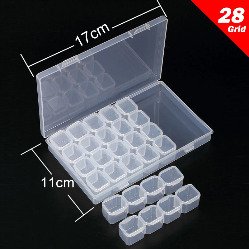 Diamond Painting Accessories 28 Grid 5D Storage Box Diamond Embroidery Tools Bottle Rhinestone Cross Stitch mosaic Storage kit
Diamond Painting Accessories 28 Grid 5D Storage Box Diamond Embroidery Tools Bottle Rhinestone Cross Stitch mosaic Storage kit