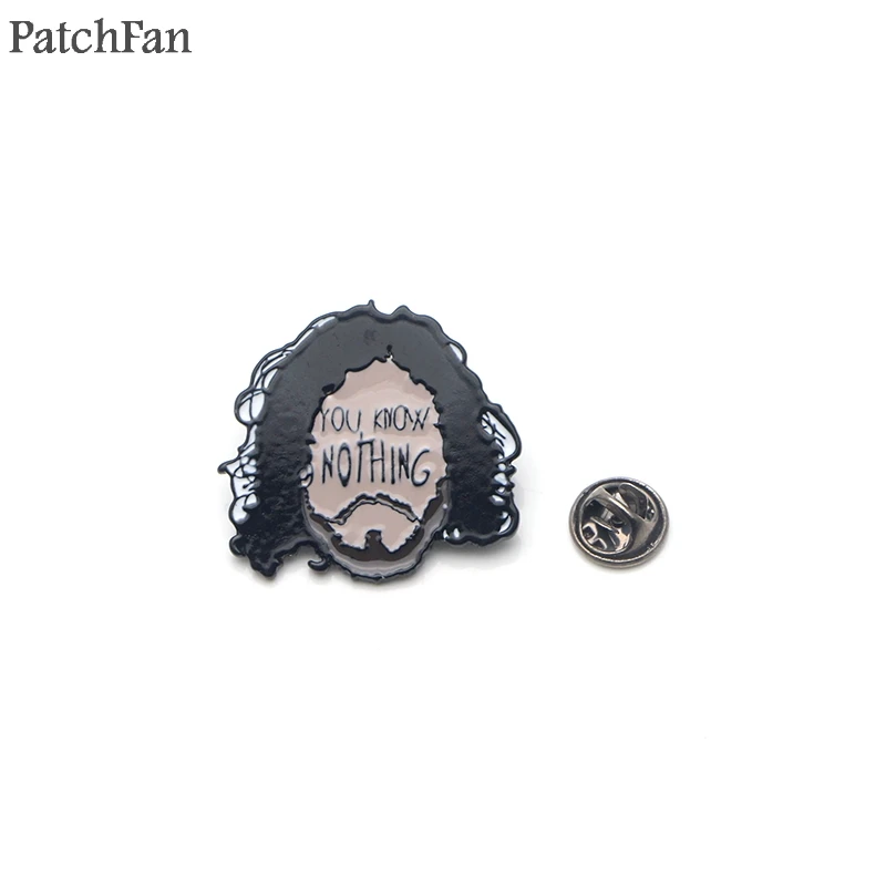Patchfan Game of thrones You know nothing letter Zinc tie Pins backpack clothes brooches for men women hat badges medal A1372
Patchfan Game of thrones You know nothing letter Zinc tie Pins backpack clothes brooches for men women hat badges medal A1372