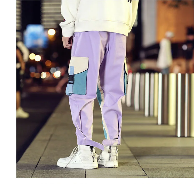 Cool Cargo Pants Men Casual Hip Hop Fashion  (20)