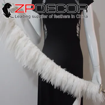 ZPDECOR 700-800 pcs/bundle 4-6 Inch Beautiful Decolorizing White Rooster Saddle Feather Strung For Wedding Dress Feather Skirt
ZPDECOR 700-800 pcs/bundle 4-6 Inch Beautiful Decolorizing White Rooster Saddle Feather Strung For Wedding Dress Feather Skirt