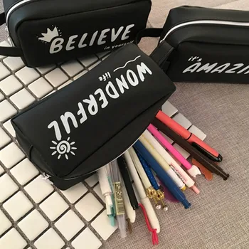 Super Big Black Kawaii Pencil Case Silicone Cute School Stationery Supplies For Girl&boy Pencil Box Pencilcase Pencil Bags
Super Big Black Kawaii Pencil Case Silicone Cute School Stationery Supplies For Girl&boy Pencil Box Pencilcase Pencil Bags