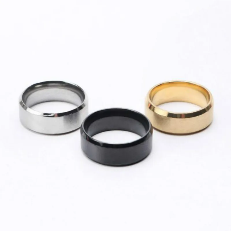 1PC Fashion Charms Jewelry Ring Male Stainless Steel Black Rings for Women Simple Finger Band Ring 6mm Bague Homme Size 6-12
1PC Fashion Charms Jewelry Ring Male Stainless Steel Black Rings for Women Simple Finger Band Ring 6mm Bague Homme Size 6-12