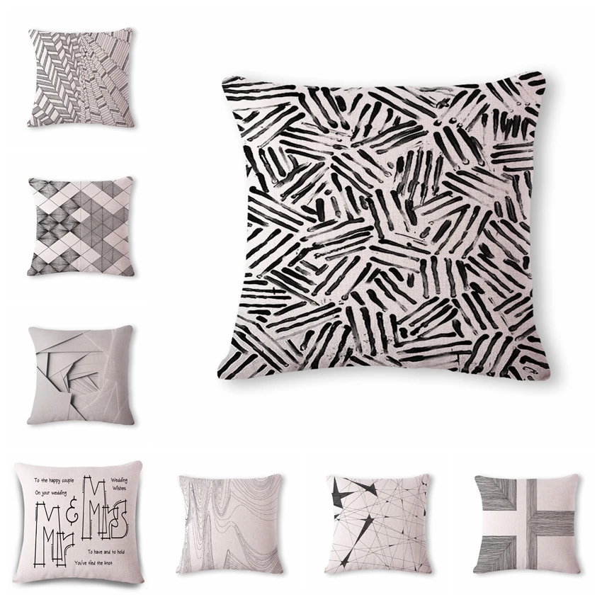 Draw black white lines ushion(No Filler) Polyester Family affection Sofa Car Seat family Home Decorative Throw Pillow
Draw black white lines ushion(No Filler) Polyester Family affection Sofa Car Seat family Home Decorative Throw Pillow