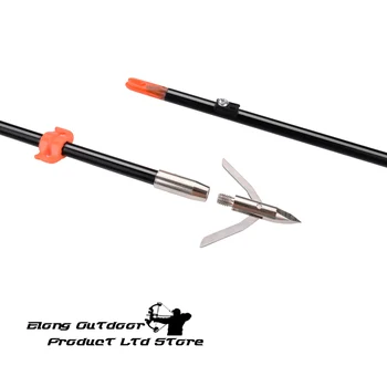 3X Fishing Arrows 32" Fiberglass Solid Black Shaft with Screw Fish Broadheads Archery Bow Free Shipping Outdoor
3X Fishing Arrows 32" Fiberglass Solid Black Shaft with Screw Fish Broadheads Archery Bow Free Shipping Outdoor