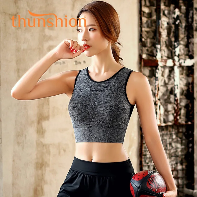 Thunshion Womens Sports Bra Breathable Sock Up Sweat Elastic Straps Fitness Sexy Bra Push Up High Impact Running Yoga Gym
Thunshion Womens Sports Bra Breathable Sock Up Sweat Elastic Straps Fitness Sexy Bra Push Up High Impact Running Yoga Gym