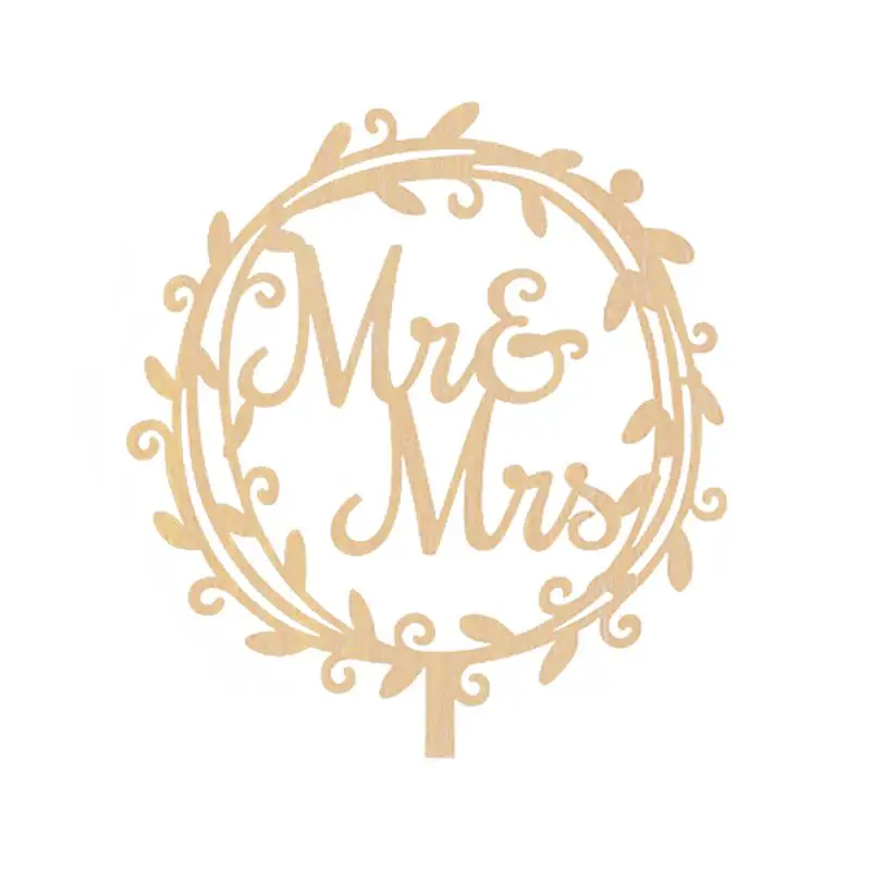2018 MR MRS Wooden Wedding Cake Topper Decorative Wood Grain Cake Picks For Party Wedding Decoration(Garland)
2018 MR MRS Wooden Wedding Cake Topper Decorative Wood Grain Cake Picks For Party Wedding Decoration(Garland)