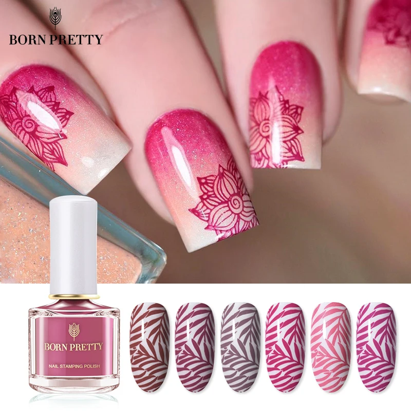 BORN PRETTY 6ml Stamping Polish Lacquer Pink Purple Peel Off Liquid Nail Latex Nail Art Plate Withered Rose Stamping Series
BORN PRETTY 6ml Stamping Polish Lacquer Pink Purple Peel Off Liquid Nail Latex Nail Art Plate Withered Rose Stamping Series