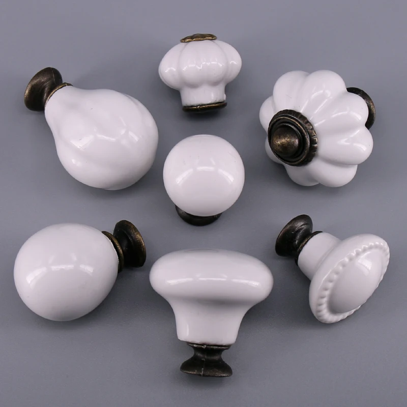 1x Various Cabinet Knob Drawer Pull White Ceramic Handles for Kitchen Wardrobe Porcelain Dresser handle for kids
1x Various Cabinet Knob Drawer Pull White Ceramic Handles for Kitchen Wardrobe Porcelain Dresser handle for kids