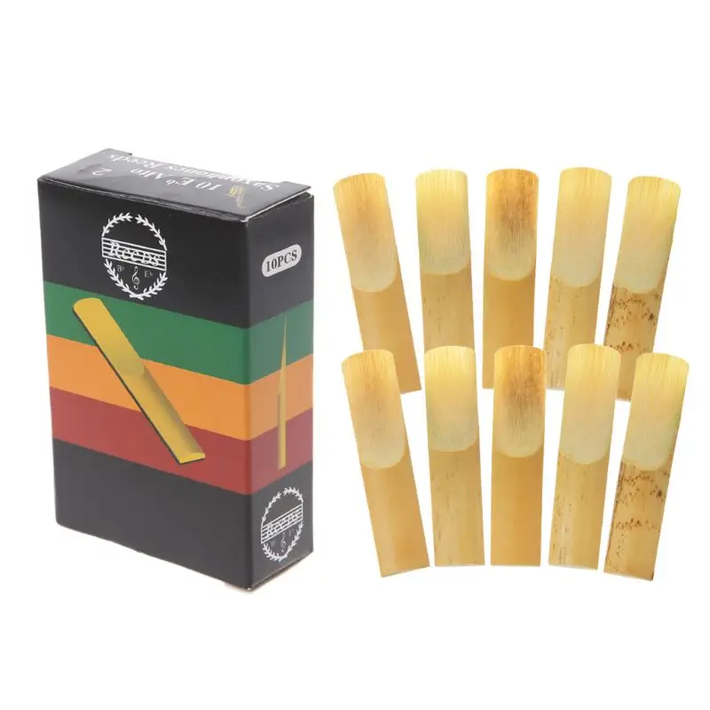 10Pcs/Set Eb Alto Saxophone Reeds Strength 2 2.5 3 Sax Woodwind Instrument Parts W20
10Pcs/Set Eb Alto Saxophone Reeds Strength 2 2.5 3 Sax Woodwind Instrument Parts W20
