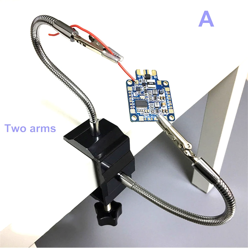Thickened universal metal arm welding fixture Electric iron bracket Electronic circuit board manual repair tool Wire clamp
Thickened universal metal arm welding fixture Electric iron bracket Electronic circuit board manual repair tool Wire clamp
