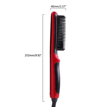 Portable Beard Straightener Comb Hair Straightening Brush Instant Styling Tool for Men
Portable Beard Straightener Comb Hair Straightening Brush Instant Styling Tool for Men