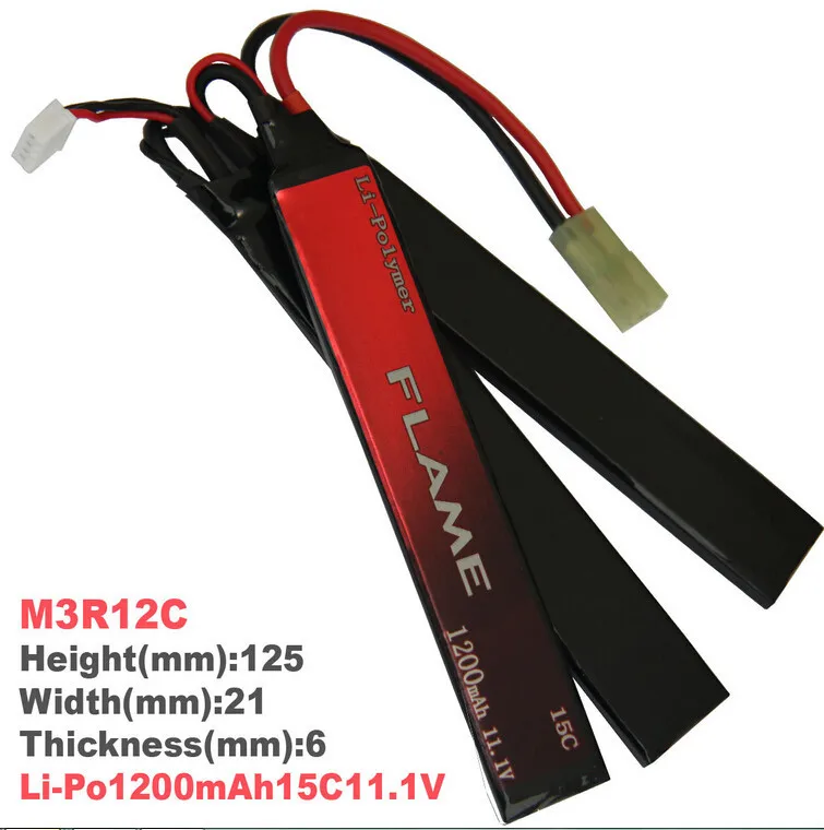 1pcs 100% Orginal Flame 11.1V 1200mah 15C LiPo Li-Po Lithium RC Battery Pack for AEG Radio Car M3R12C Drop shipping
1pcs 100% Orginal Flame 11.1V 1200mah 15C LiPo Li-Po Lithium RC Battery Pack for AEG Radio Car M3R12C Drop shipping