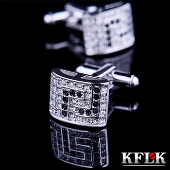 KFLK 2020 Luxury Brand cuff buttons fashion gemelos Crystal cuff link High Quality abotoaduras shirt cufflink for mens Jewelry
KFLK 2020 Luxury Brand cuff buttons fashion gemelos Crystal cuff link High Quality abotoaduras shirt cufflink for mens Jewelry