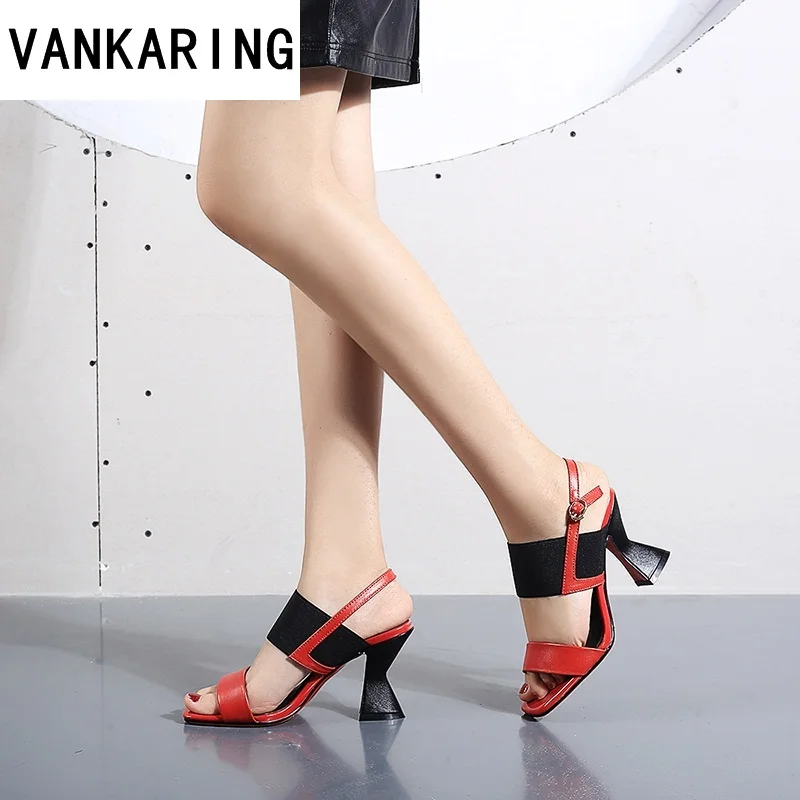 brand genuine leather summer shoes woman gladiator sandals fashion Elastic red high heels open toe women office lady dress shoes
brand genuine leather summer shoes woman gladiator sandals fashion Elastic red high heels open toe women office lady dress shoes