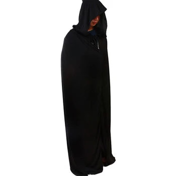 2019 Unisex Halloween Party Cosplay Personality Solid Color Adult Cotton Hooded Concise Cloak
2019 Unisex Halloween Party Cosplay Personality Solid Color Adult Cotton Hooded Concise Cloak