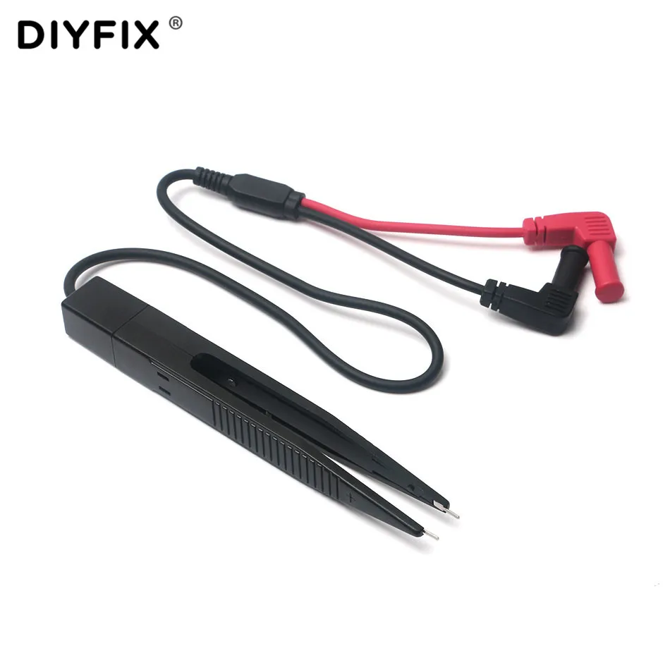 1PC SMD SMT Test Leads Chip Component LCR Testing Tool Multimeter Tester Clip Meter Pen Lead Probe Tweezers Capacitor Resistance
1PC SMD SMT Test Leads Chip Component LCR Testing Tool Multimeter Tester Clip Meter Pen Lead Probe Tweezers Capacitor Resistance
