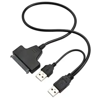 USB 2.0 to SATA 7+15 Pin Adapter Cable For 2.5" HDD Hard Disk Drive USB 2.0 Adapter Cable SATA Data Cable For 2.5 HDD Laptop
USB 2.0 to SATA 7+15 Pin Adapter Cable For 2.5" HDD Hard Disk Drive USB 2.0 Adapter Cable SATA Data Cable For 2.5 HDD Laptop