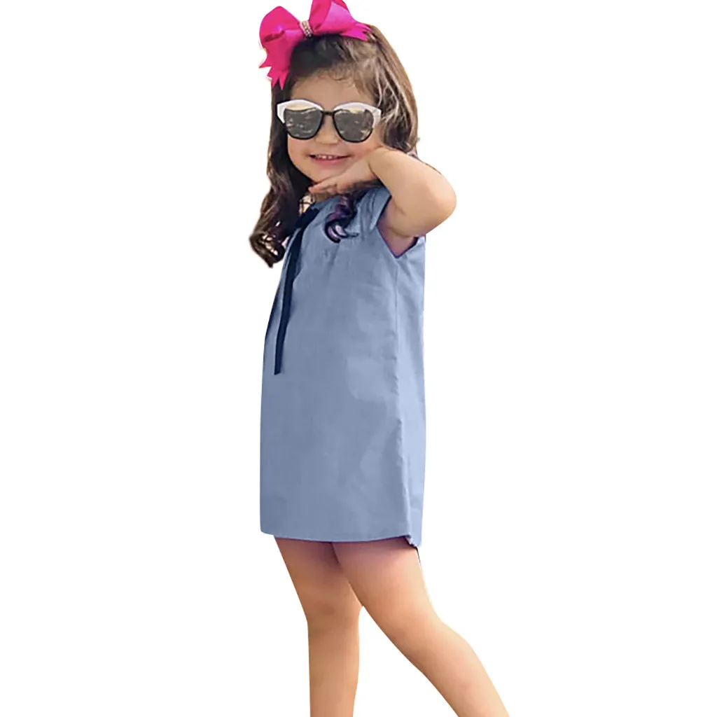 Summer New Fashion Infant Baby Girls Fly Sleeve Bow Solid Print Dress Clothes Dresses Wholesale Free Ship Z5
Summer New Fashion Infant Baby Girls Fly Sleeve Bow Solid Print Dress Clothes Dresses Wholesale Free Ship Z5