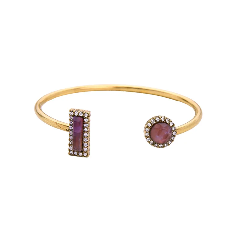 Fashion Cuff Bangle Jewelry Cubic Zirconia Geometric Natural Stone Bracelet For Women Girls Wholesale B0588
Fashion Cuff Bangle Jewelry Cubic Zirconia Geometric Natural Stone Bracelet For Women Girls Wholesale B0588