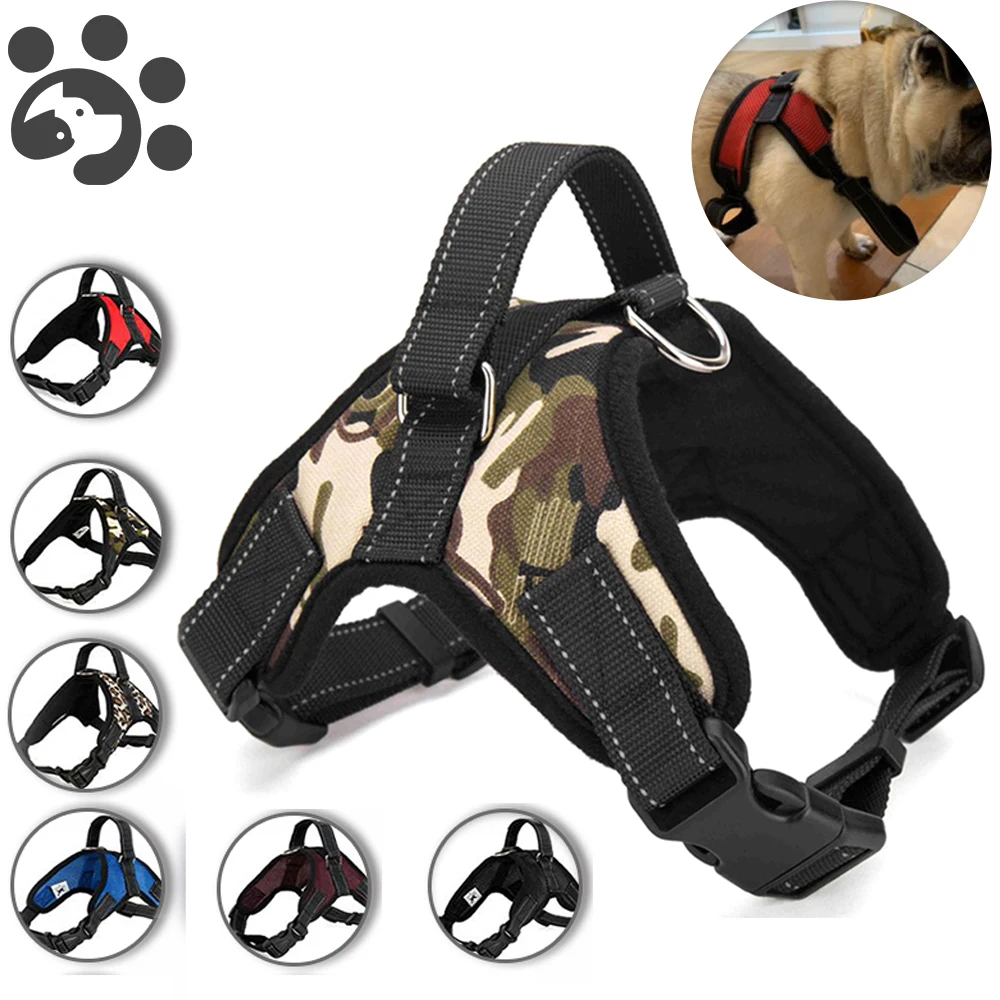 Reflective Dogs Harness Pets Dog Collar Harnesses for Large Small Dogs Leash Adjustable Harness for Big Dog Muzzle Vest Pitbull
Reflective Dogs Harness Pets Dog Collar Harnesses for Large Small Dogs Leash Adjustable Harness for Big Dog Muzzle Vest Pitbull