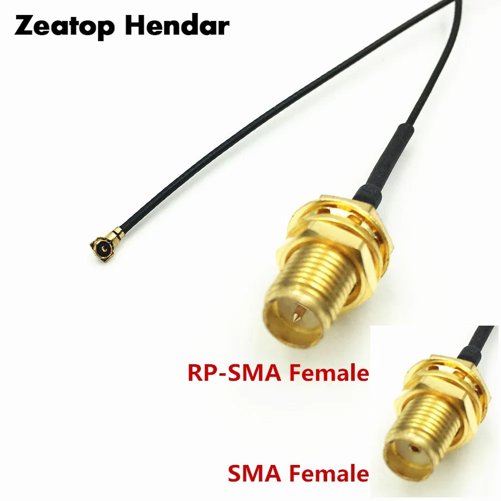 2Pcs SMA / RP-SMA Female to MHF4 IPEX IPX Plug RF Pigtail Cable for Mini PCI 0.81mm Card Intel WIFI Board 10cm 15cm 20cm 30cm
2Pcs SMA / RP-SMA Female to MHF4 IPEX IPX Plug RF Pigtail Cable for Mini PCI 0.81mm Card Intel WIFI Board 10cm 15cm 20cm 30cm