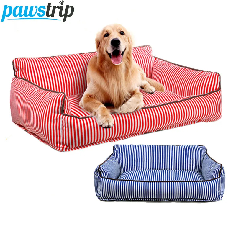 pawstrip Striped Dog Sofa Beds Detachable Wash Puppy Bed Cushion Durable Canvas Pet Dog Cat Bed House S/M
pawstrip Striped Dog Sofa Beds Detachable Wash Puppy Bed Cushion Durable Canvas Pet Dog Cat Bed House S/M