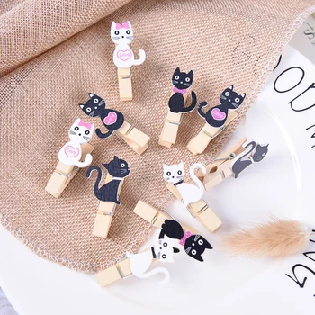 10pcs/lot DIY tools Mini clip Kawaii wood paper clip Japanese cat wooden clips with hemp rope for bag
10pcs/lot DIY tools Mini clip Kawaii wood paper clip Japanese cat wooden clips with hemp rope for bag