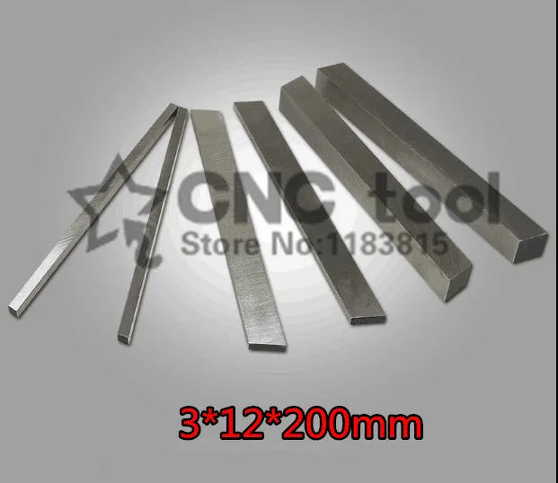 2pcs HRC60 3*12*200mm High-speed steel Sharp steel STEEL BILLETS blade Flat HSS Turning tool DIY knife material, Lathe tool
2pcs HRC60 3*12*200mm High-speed steel Sharp steel STEEL BILLETS blade Flat HSS Turning tool DIY knife material, Lathe tool
