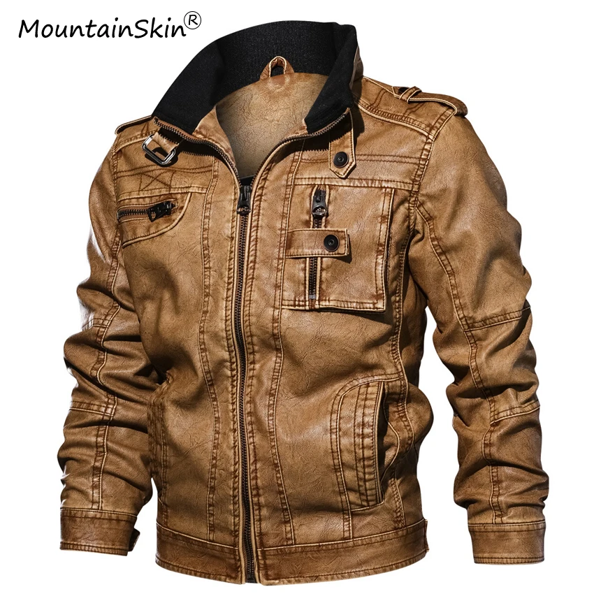 Mountainskin 5XL Men's Autumn PU Military Jackets Casual Army Fitness Leather Coats Plus Size Bomber Jackets Brand LA695
Mountainskin 5XL Men's Autumn PU Military Jackets Casual Army Fitness Leather Coats Plus Size Bomber Jackets Brand LA695