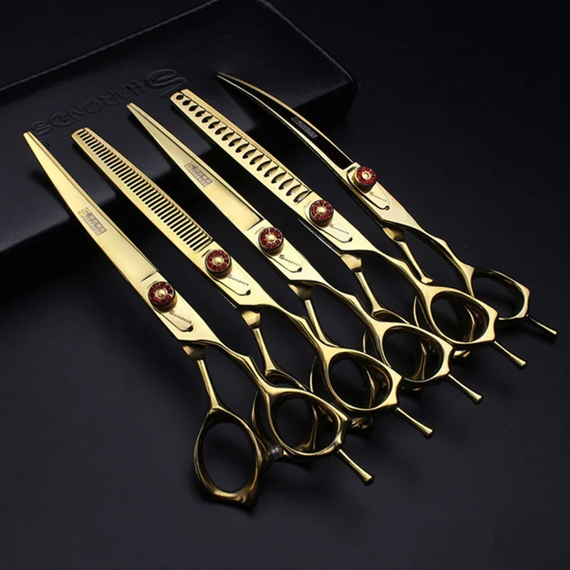7 inch Professional pet scissors Beauty scissors Animal scissors thinning scissors set Cats Hair Cutting scissors
7 inch Professional pet scissors Beauty scissors Animal scissors thinning scissors set Cats Hair Cutting scissors