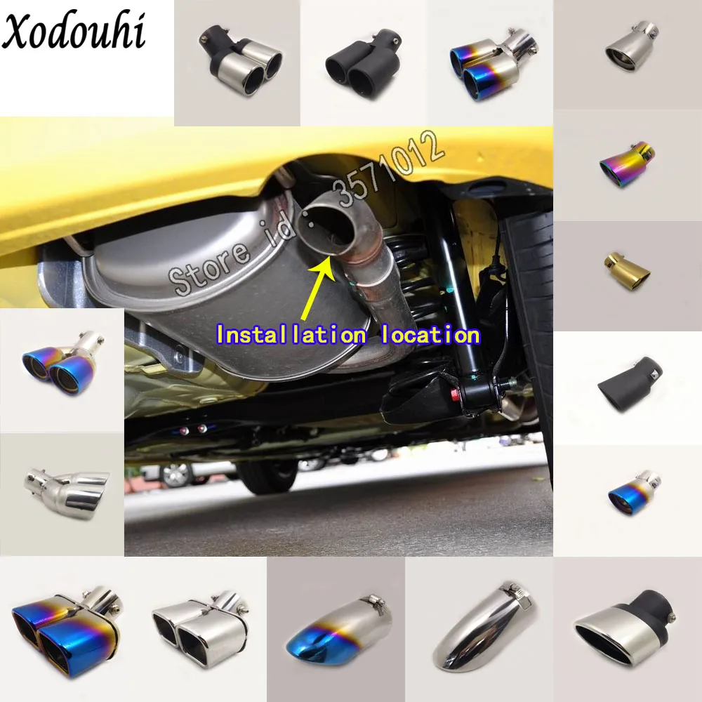 For Honda Fit jazz 2008 2009 2010 car body cover muffler exterior back end pipe dedicate exhaust tip tail outlet ornament 1pcs
For Honda Fit jazz 2008 2009 2010 car body cover muffler exterior back end pipe dedicate exhaust tip tail outlet ornament 1pcs