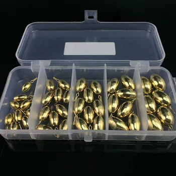 Hot Selling 41 Pcs/Pack Copper Lead Sinker Weights Ball Sharped Copper Fishing Accessories Fishing Tackles
Hot Selling 41 Pcs/Pack Copper Lead Sinker Weights Ball Sharped Copper Fishing Accessories Fishing Tackles