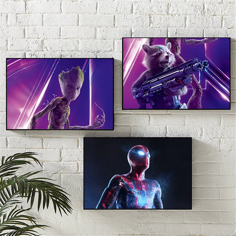 Canvas Painting Movie Poster Marvel Avengers Infinity War Groot Abstract Wall Art Kids Room Decor Living Room Decoration Cuadros
Canvas Painting Movie Poster Marvel Avengers Infinity War Groot Abstract Wall Art Kids Room Decor Living Room Decoration Cuadros