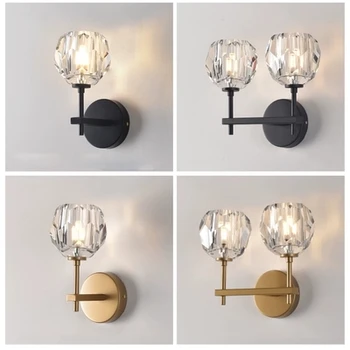 Modern RH K9 Crystal Led Wall Lamp Light for Bedroom Home Decor Wall Sconce Bedside Lamp Luminaire Mirror Lighting Fixtures
Modern RH K9 Crystal Led Wall Lamp Light for Bedroom Home Decor Wall Sconce Bedside Lamp Luminaire Mirror Lighting Fixtures