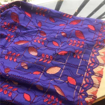 1piece/lot high quality Europe new cotton texture hollow cord eyelash lace fabric dress cloth purple blue
1piece/lot high quality Europe new cotton texture hollow cord eyelash lace fabric dress cloth purple blue